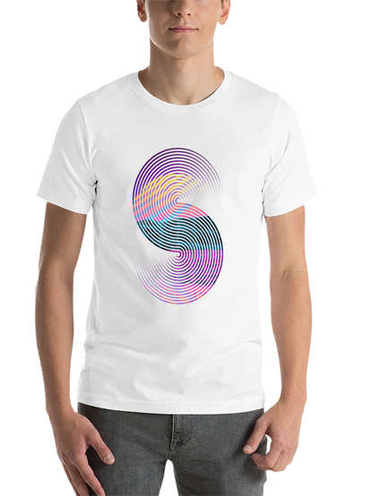 Abstract S Graphic Tee - Modern Style
