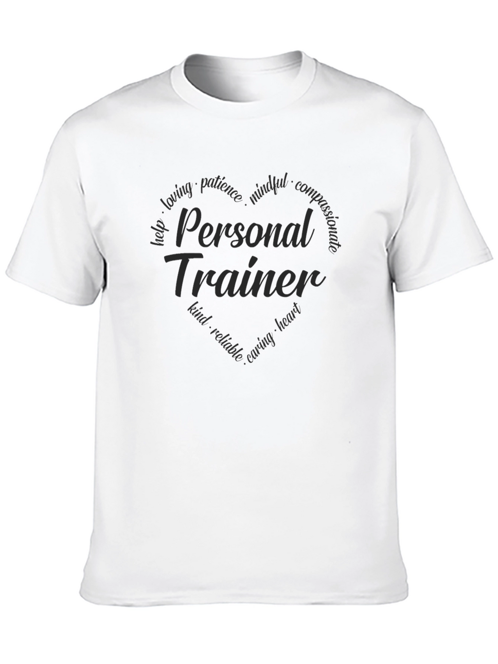 Personal Trainer Heart Graphic T-Shirt