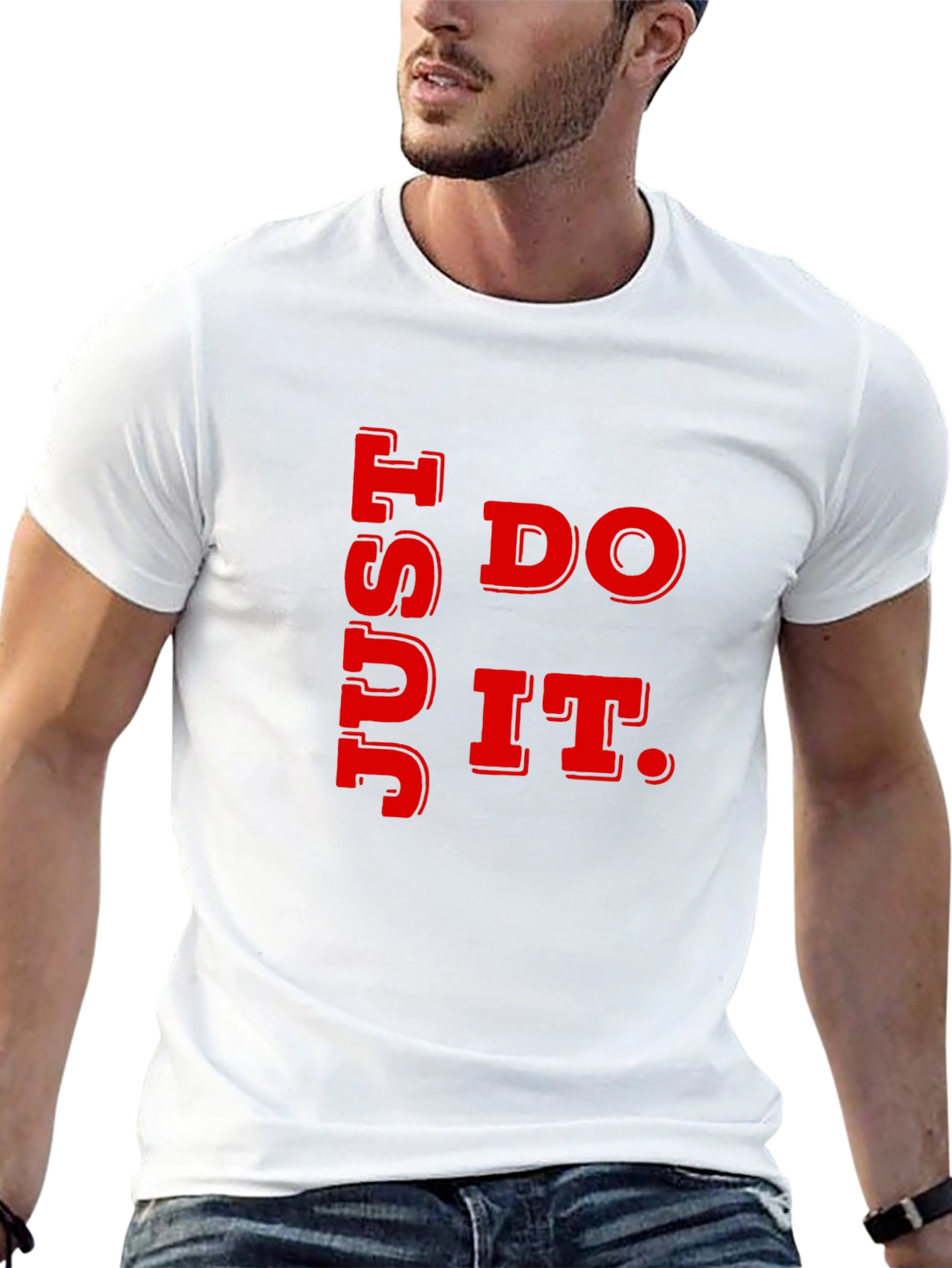 Just Do It Graphic Tee - Black