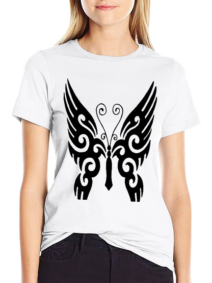 Butterfly Graphic Tee - Black
