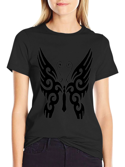 Butterfly Graphic Tee - Black