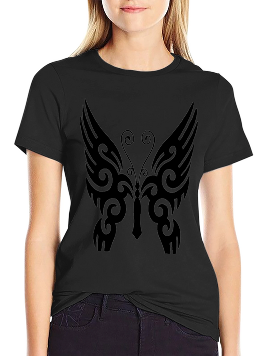 Butterfly Graphic Tee - Black