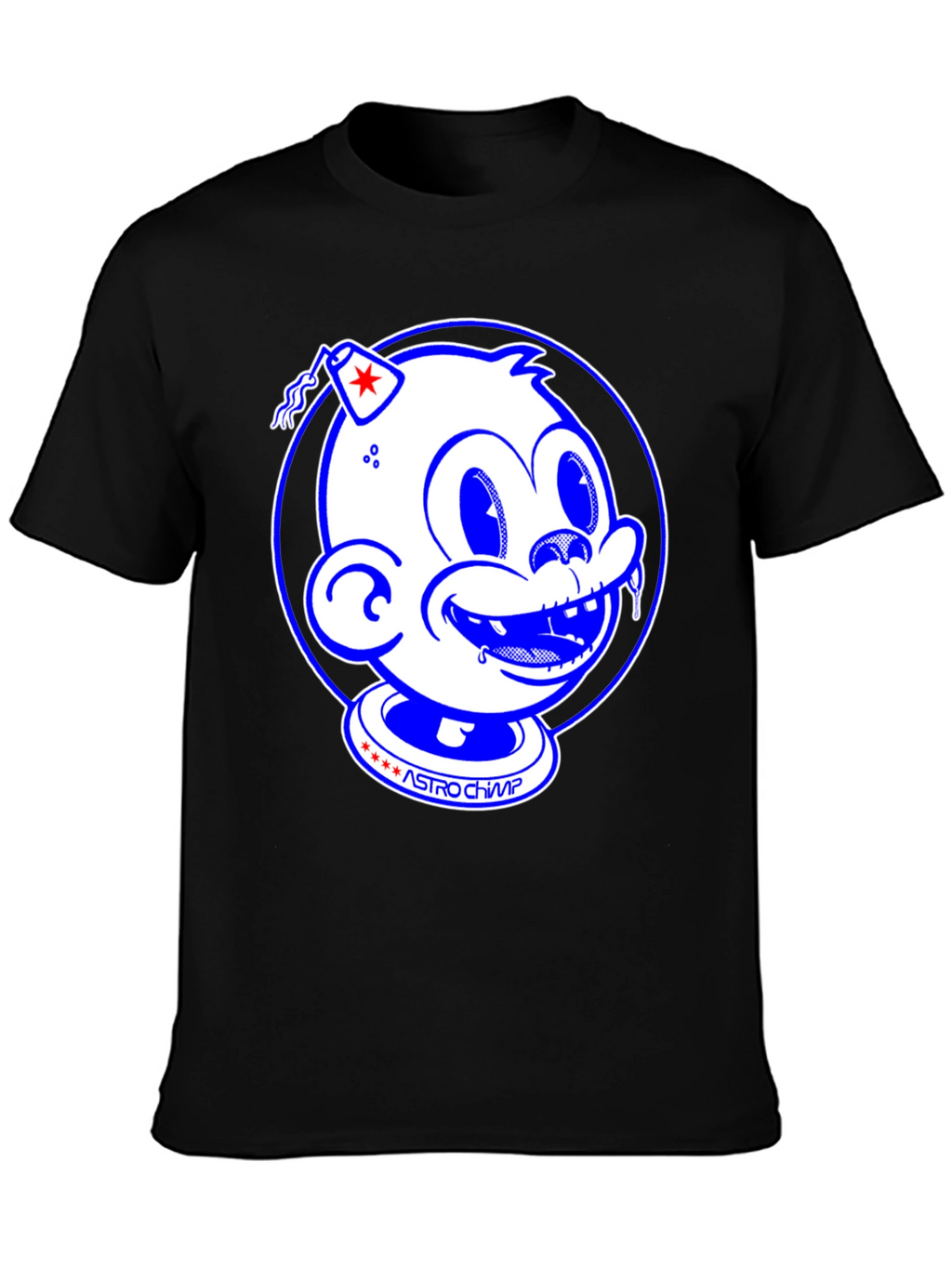 Astro Chimp Graphic Tee - Retro Style