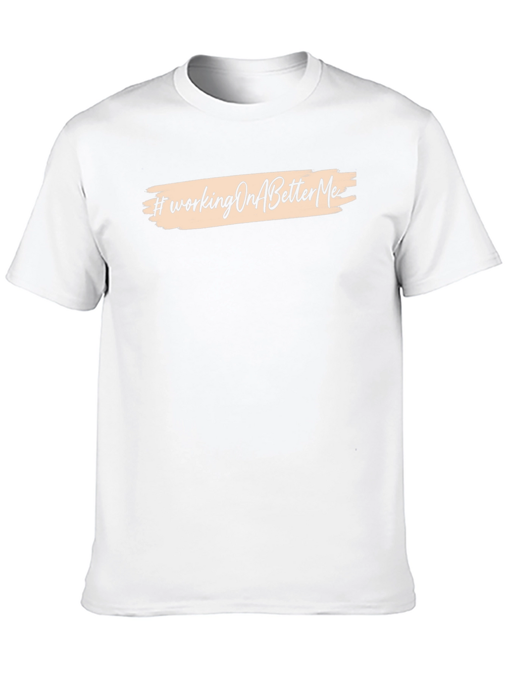 #WorkingOnABetterMe Black Graphic Tee