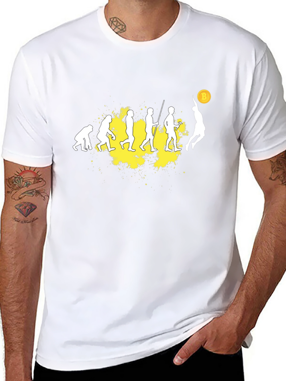 Bitcoin Evolution Black T-Shirt