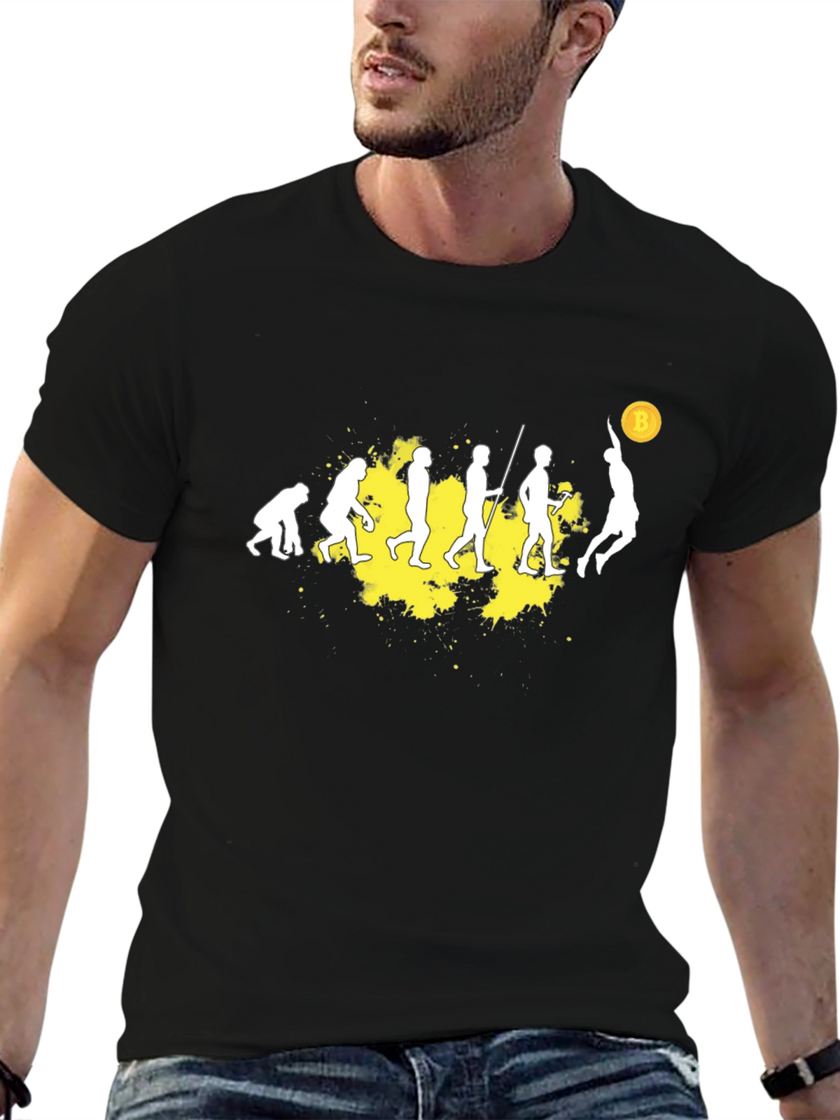 Bitcoin Evolution Black T-Shirt