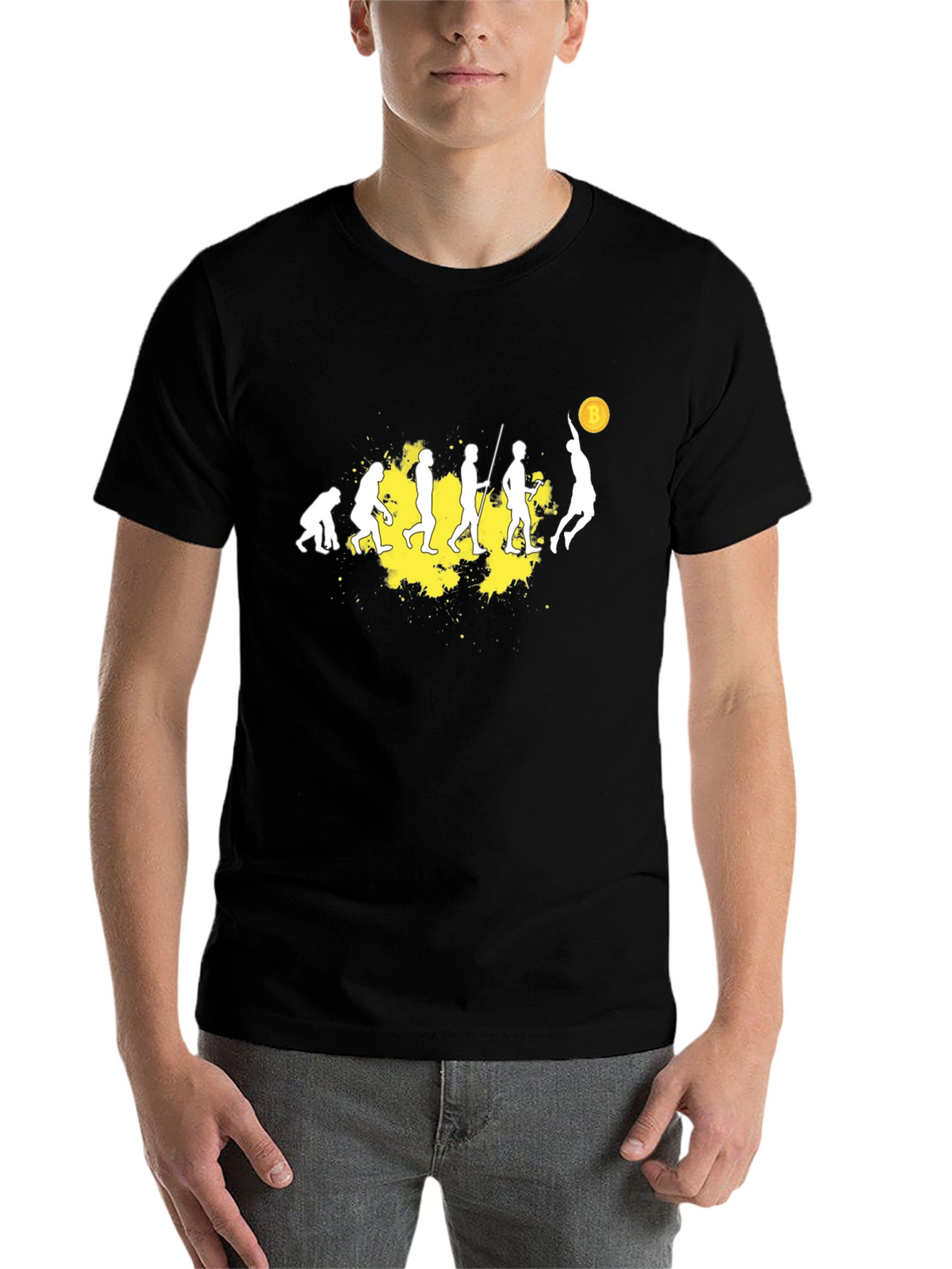 Bitcoin Evolution Black T-Shirt