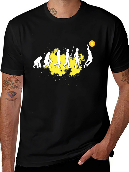 Bitcoin Evolution Black T-Shirt
