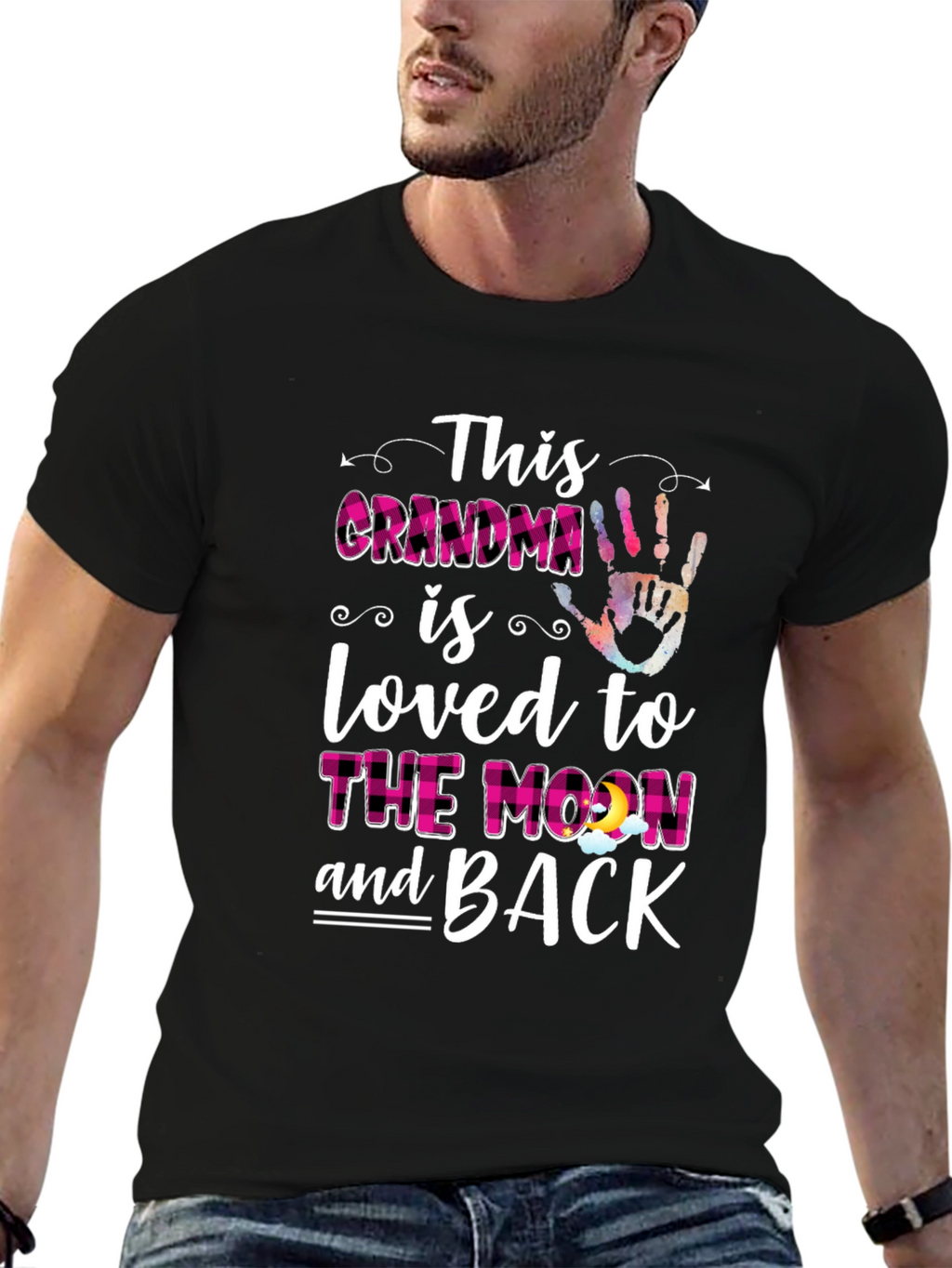 Grandma Loved to the Moon Graphic Tee