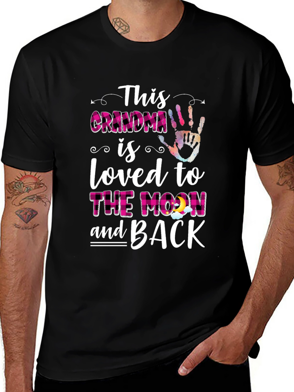 Grandma Loved to the Moon Graphic Tee