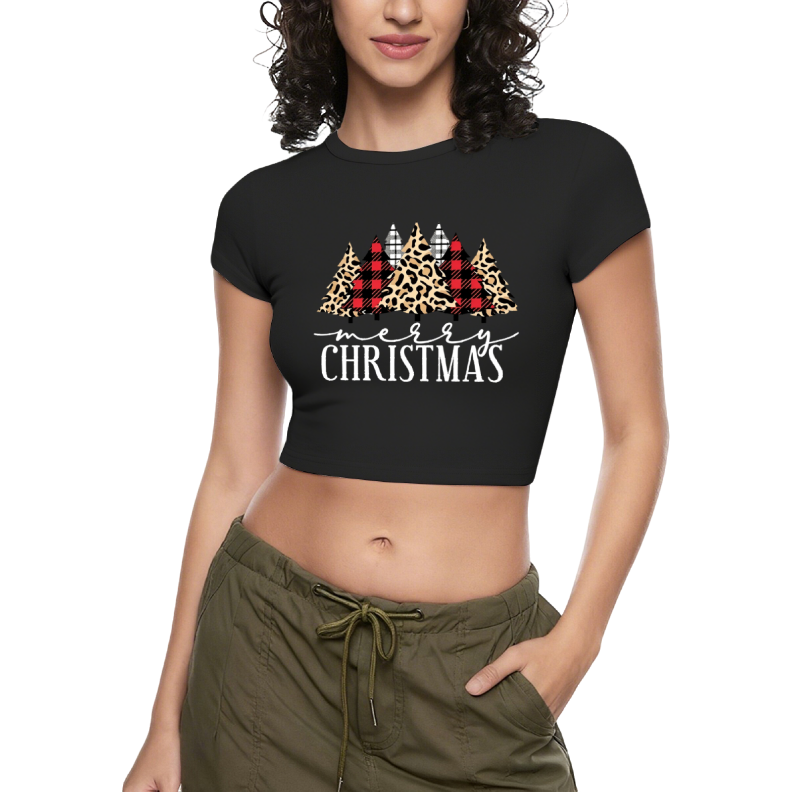 Gothic Letter Tattoos Are Trashy Grey Crop Top