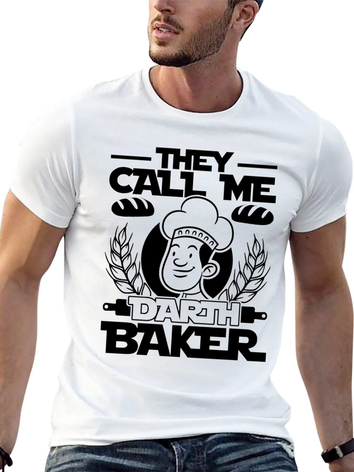 Darth Baker Black Graphic T-Shirt