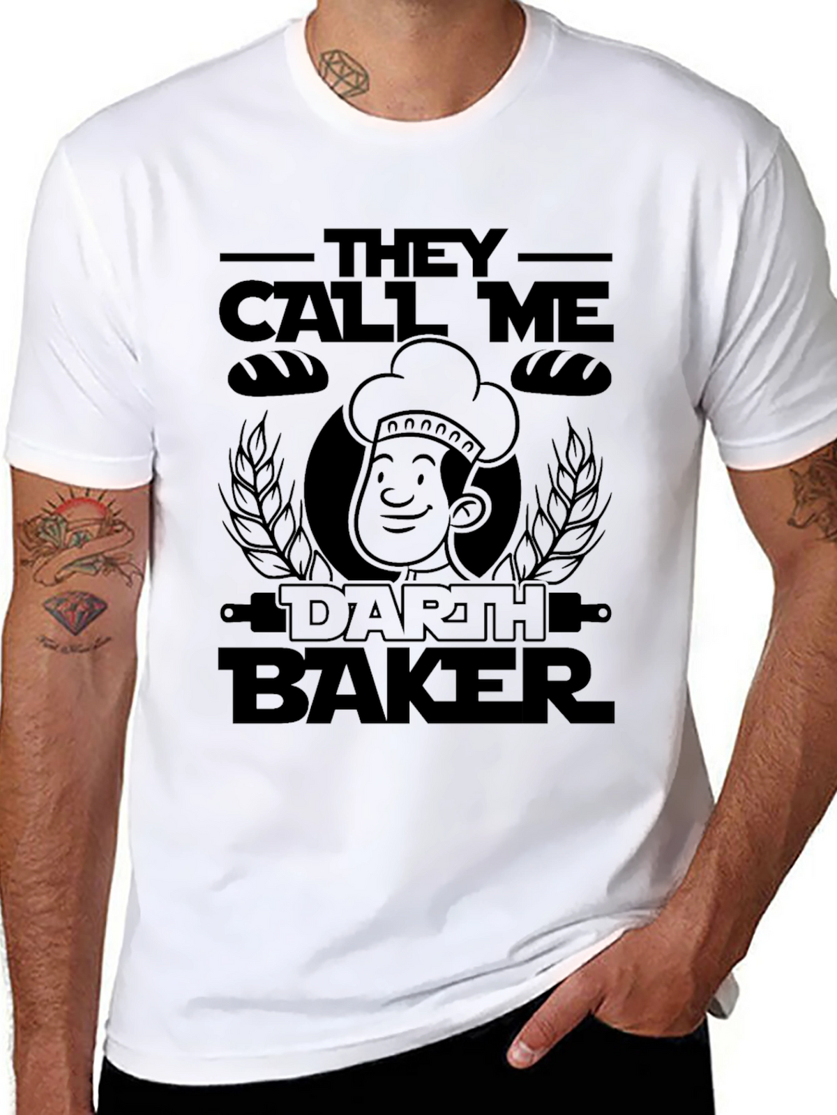 Darth Baker Black Graphic T-Shirt