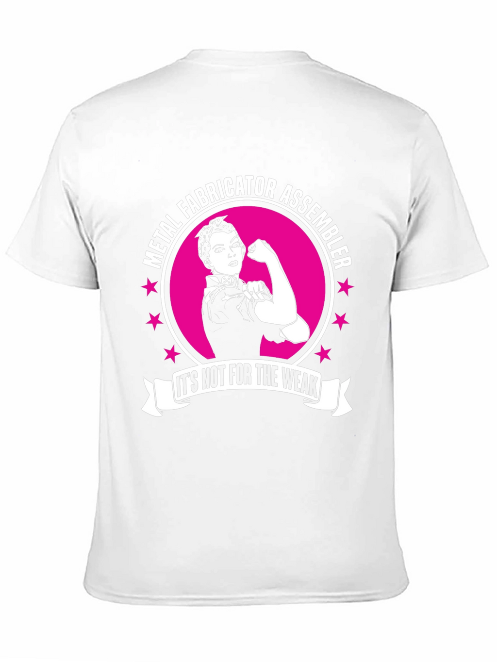 Metal Fabricator Assembler Rosie The Riveter Style T-Shirt