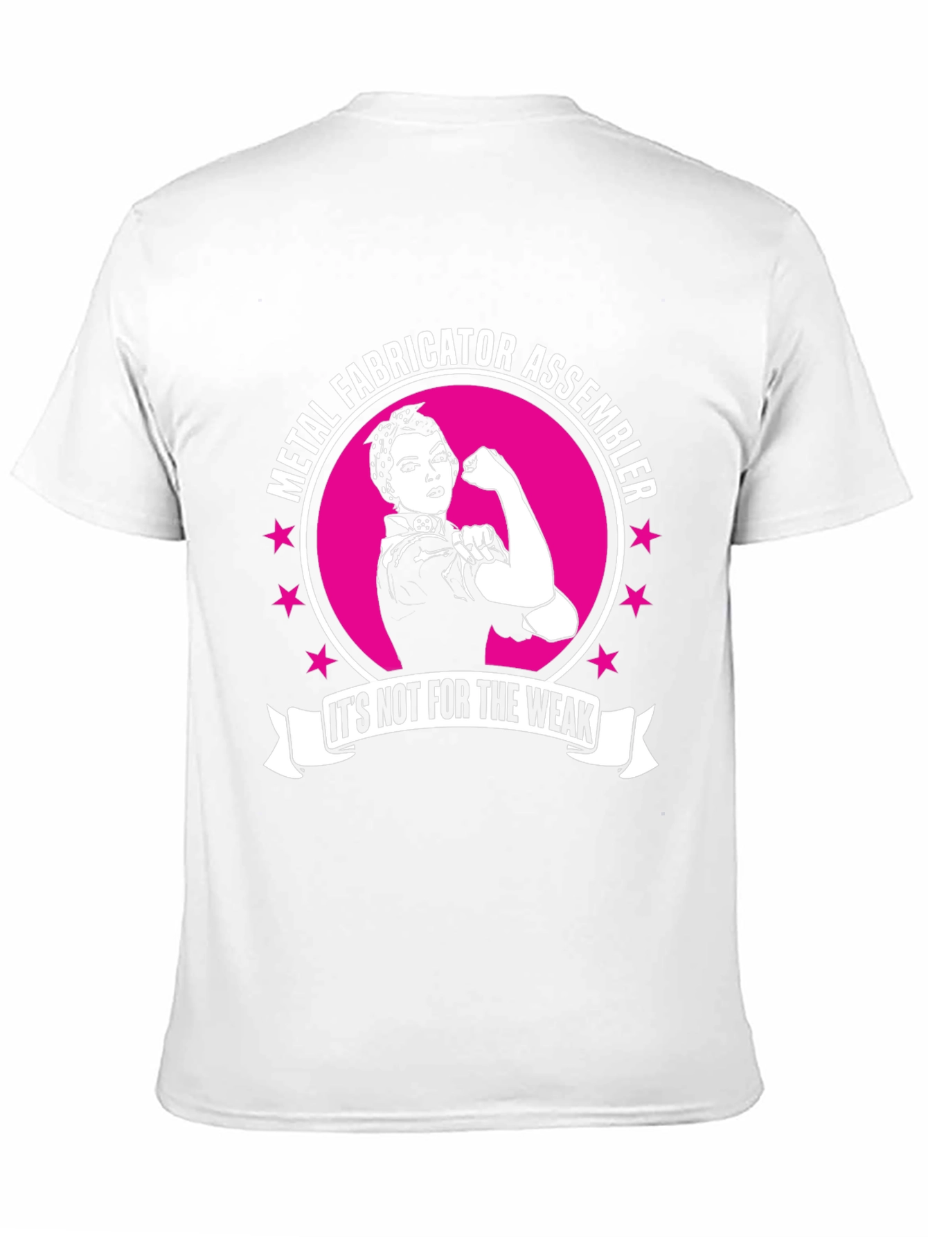 Metal Fabricator Assembler Rosie The Riveter Style T-Shirt