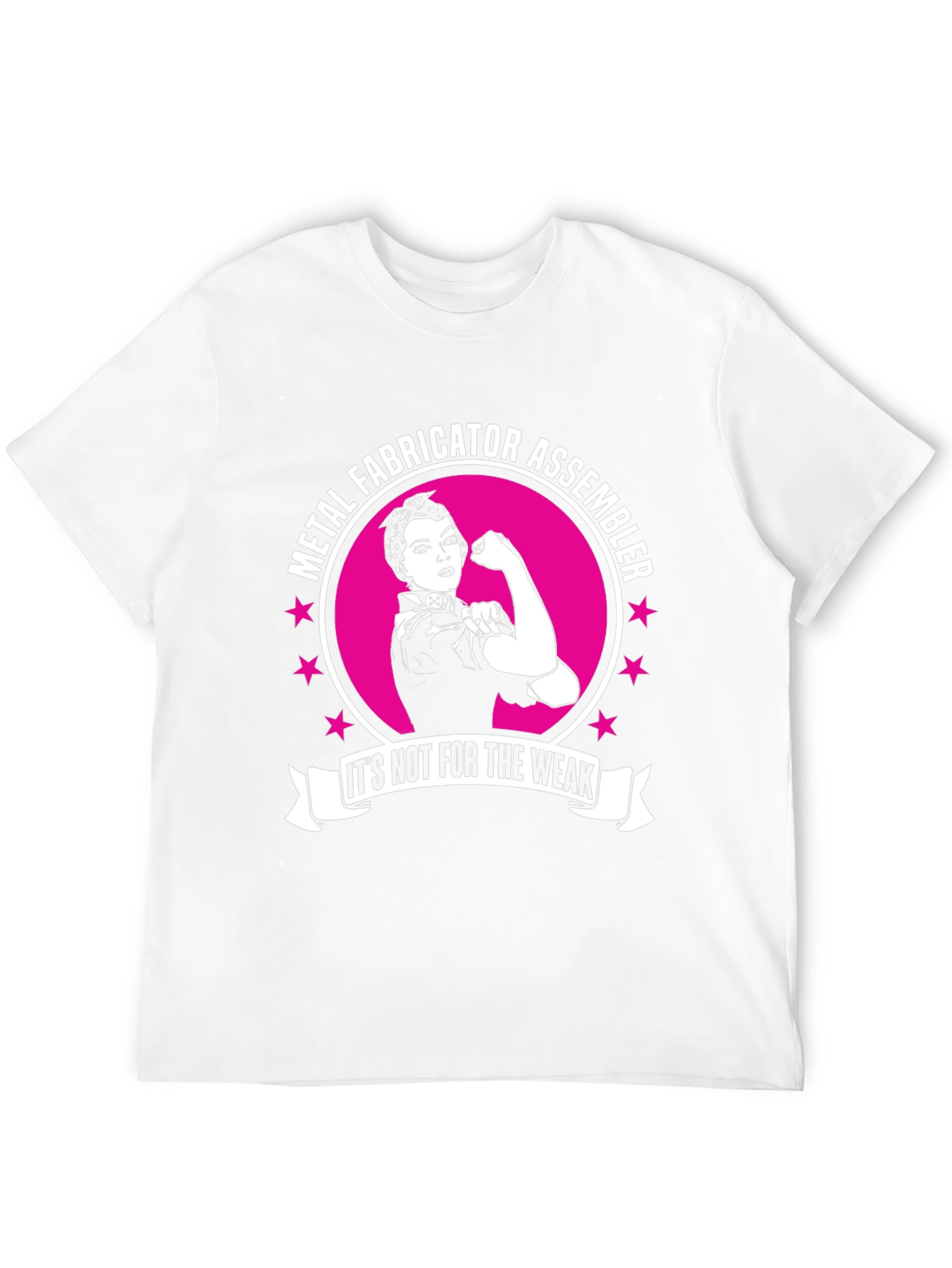 Metal Fabricator Assembler Rosie The Riveter Style T-Shirt