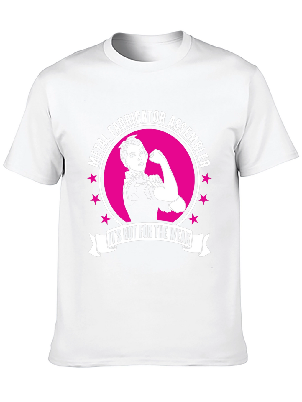 Metal Fabricator Assembler Rosie The Riveter Style T-Shirt