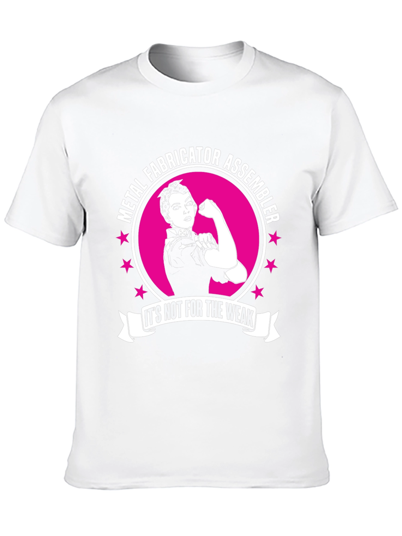Metal Fabricator Assembler Rosie The Riveter Style T-Shirt
