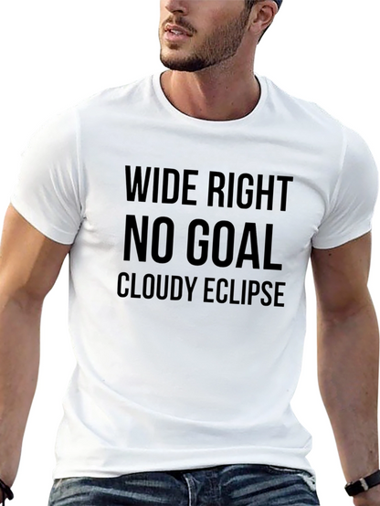 Wide Right No Goal Eclipse Black T-Shirt