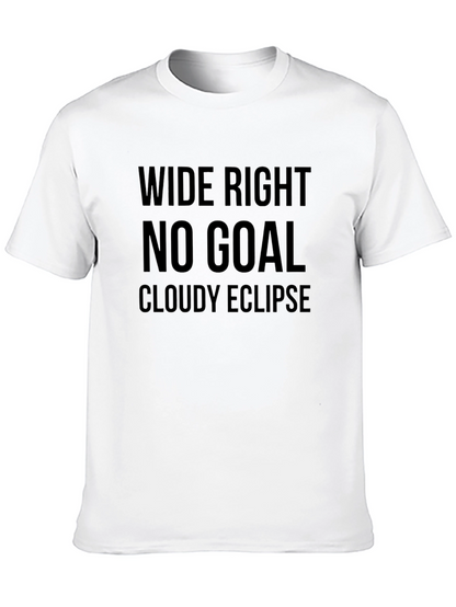 Wide Right No Goal Eclipse Black T-Shirt
