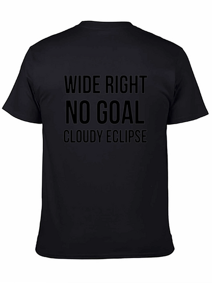 Wide Right No Goal Eclipse Black T-Shirt