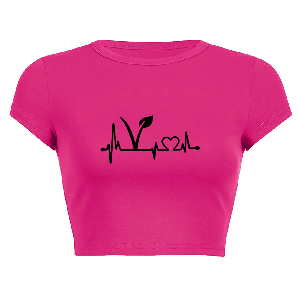 Brooklyn Vintage Stamp Retro White Cropped Baby Tee