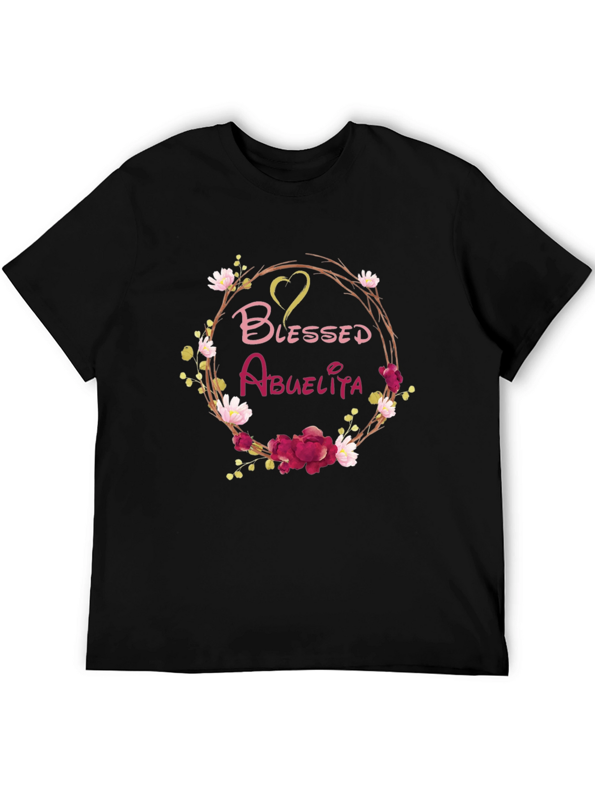 Blessed Abuelita Floral T-Shirt