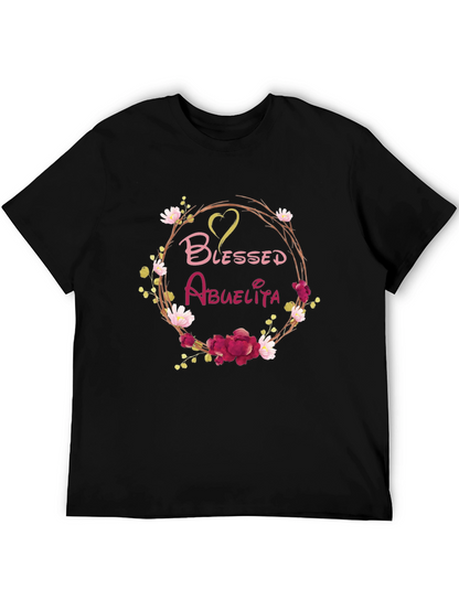 Blessed Abuelita Floral T-Shirt