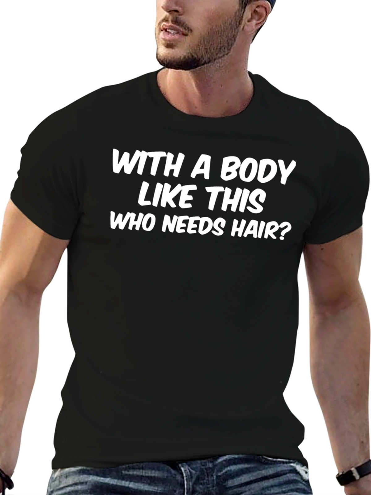 Funny Body Like This T-Shirt: Bald Pride Tee