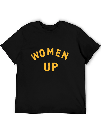 Women Up Graphic Tee - Empowering Design