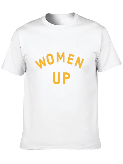 Women Up Graphic Tee - Empowering Design