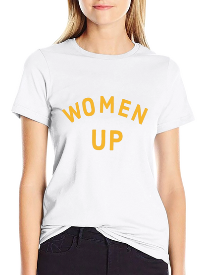 Women Up Graphic Tee - Empowering Design