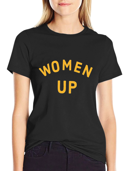 Women Up Graphic Tee - Empowering Design