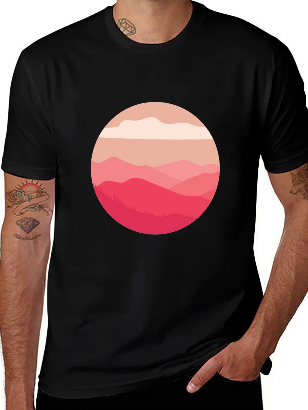 Mountain View Graphic Tee - Soft Cotton Blend
