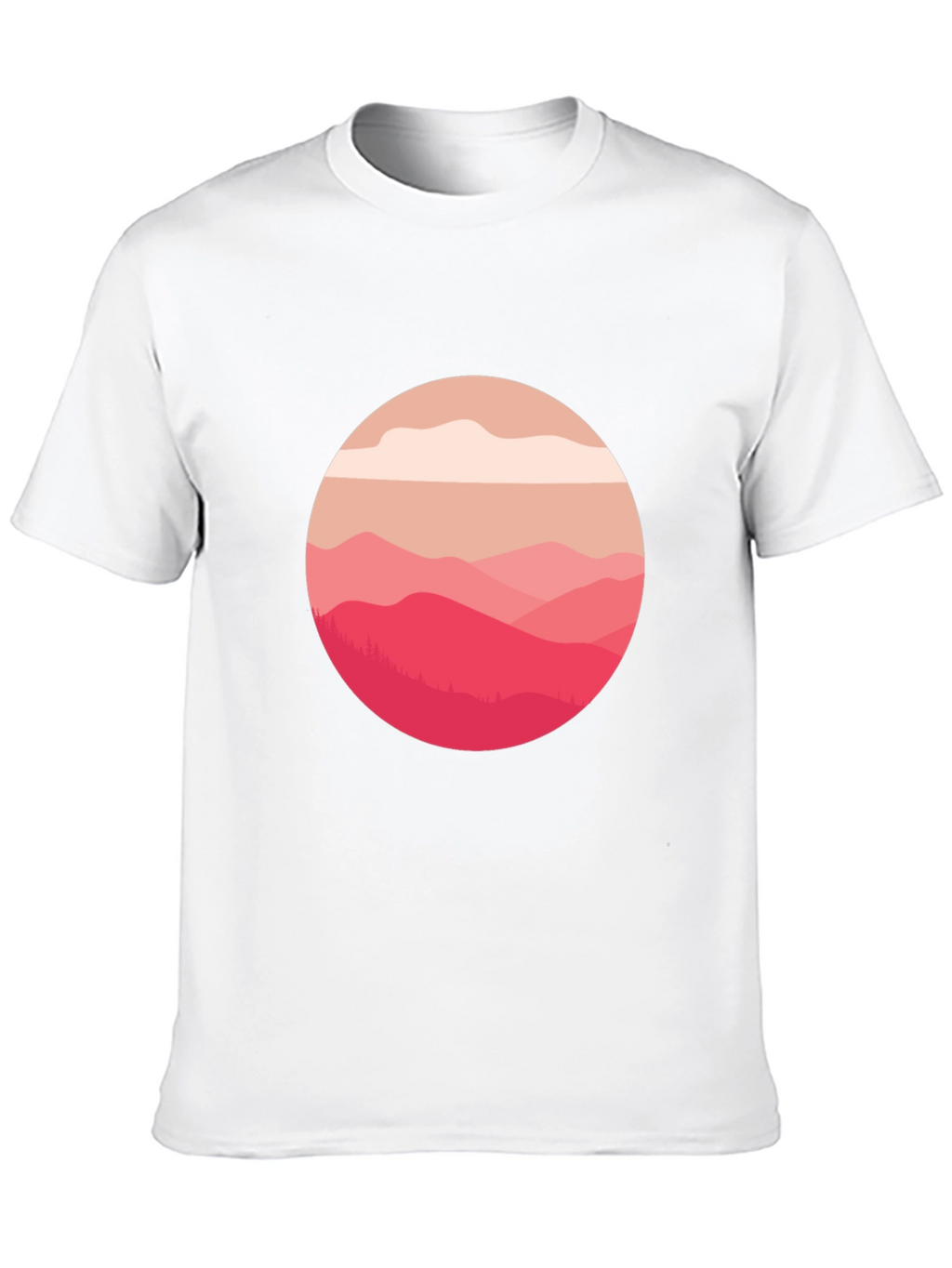 Mountain View Graphic Tee - Soft Cotton Blend
