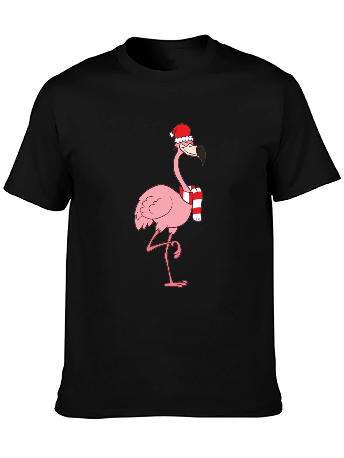 Festive Flamingo T-Shirt - Holiday Style