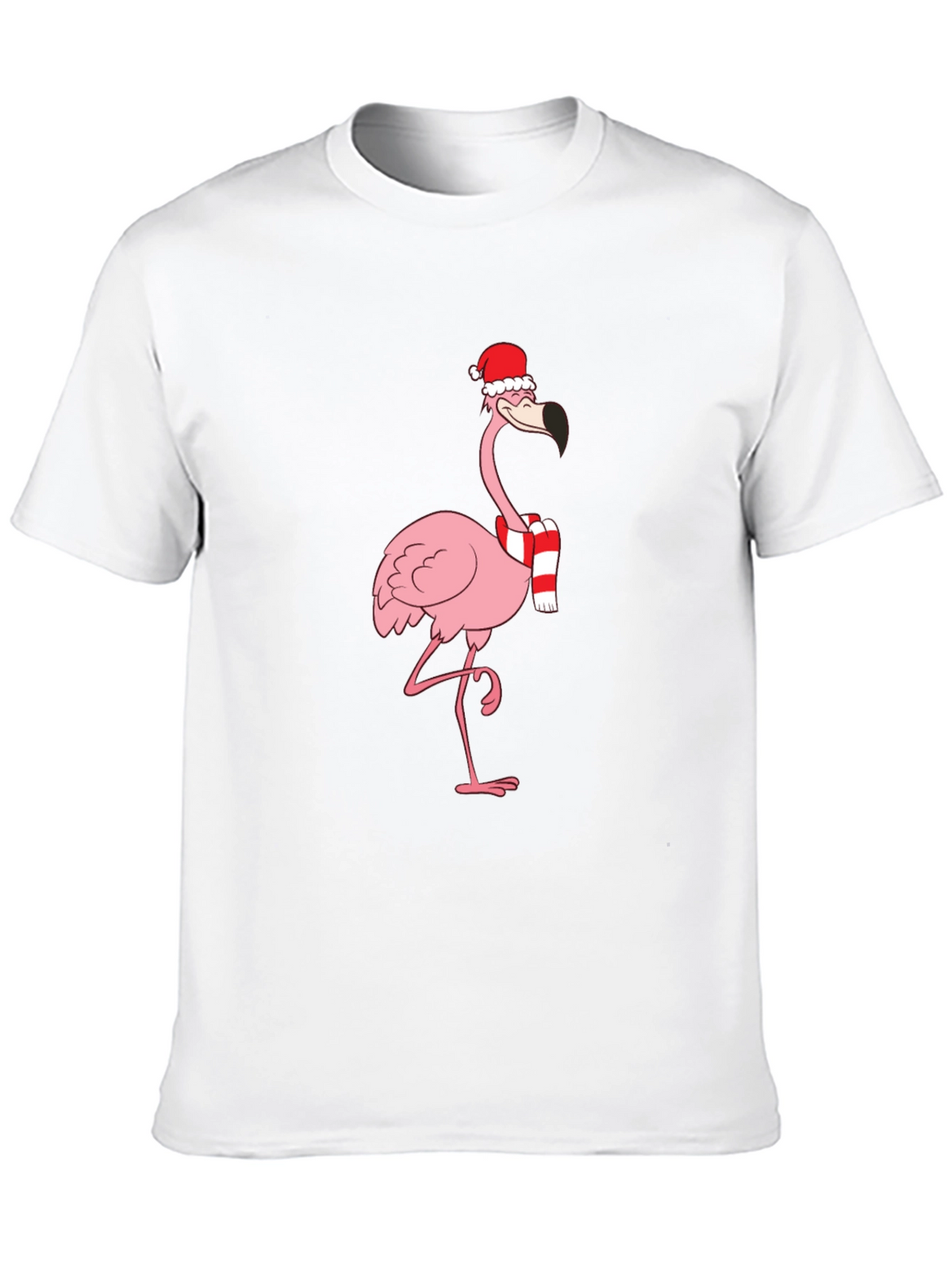 Festive Flamingo T-Shirt - Holiday Style