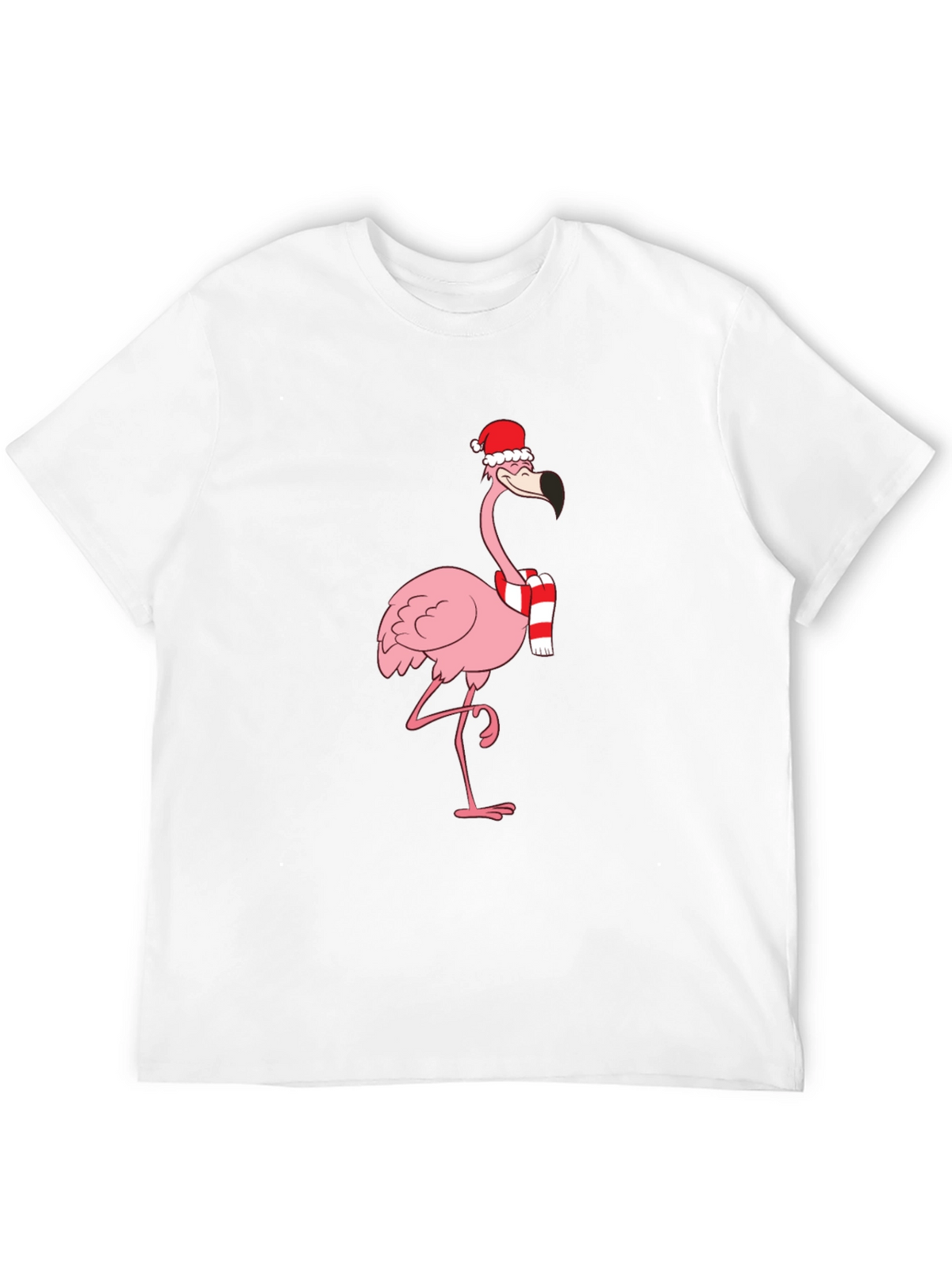 Festive Flamingo T-Shirt - Holiday Style