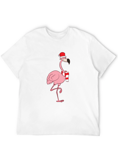 Festive Flamingo T-Shirt - Holiday Style