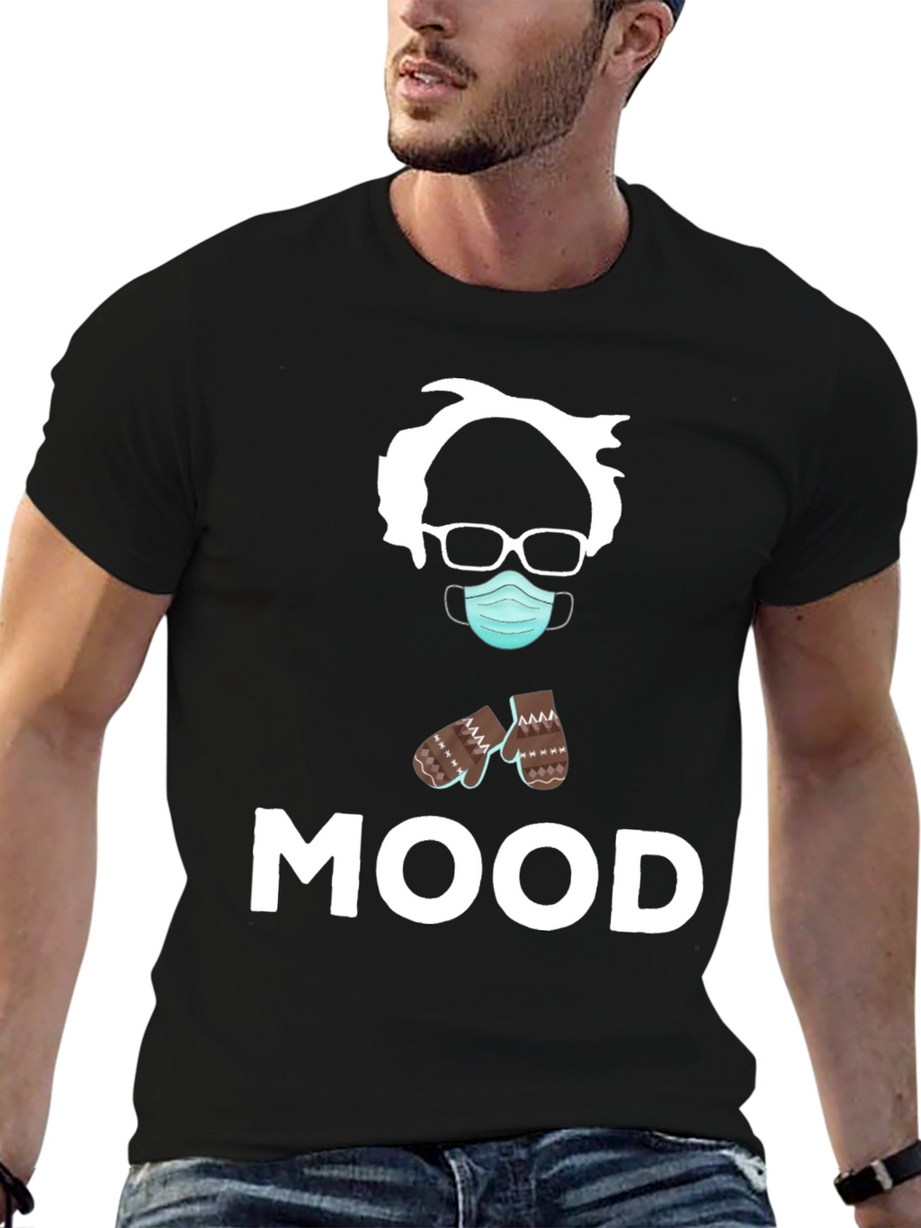 Bernie Sanders MOOD T-Shirt - Funny Meme Tee