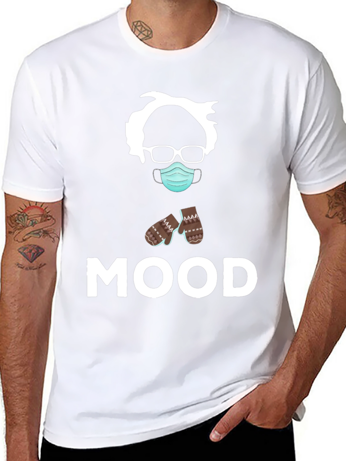 Bernie Sanders MOOD T-Shirt - Funny Meme Tee