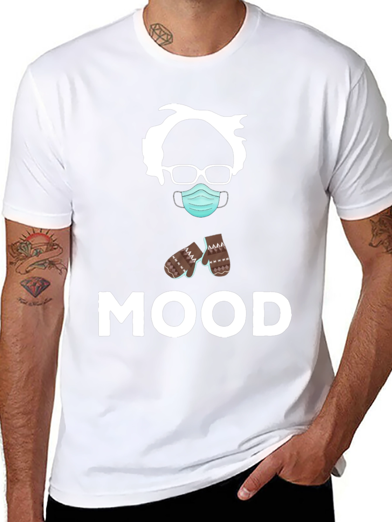 Bernie Sanders MOOD T-Shirt - Funny Meme Tee