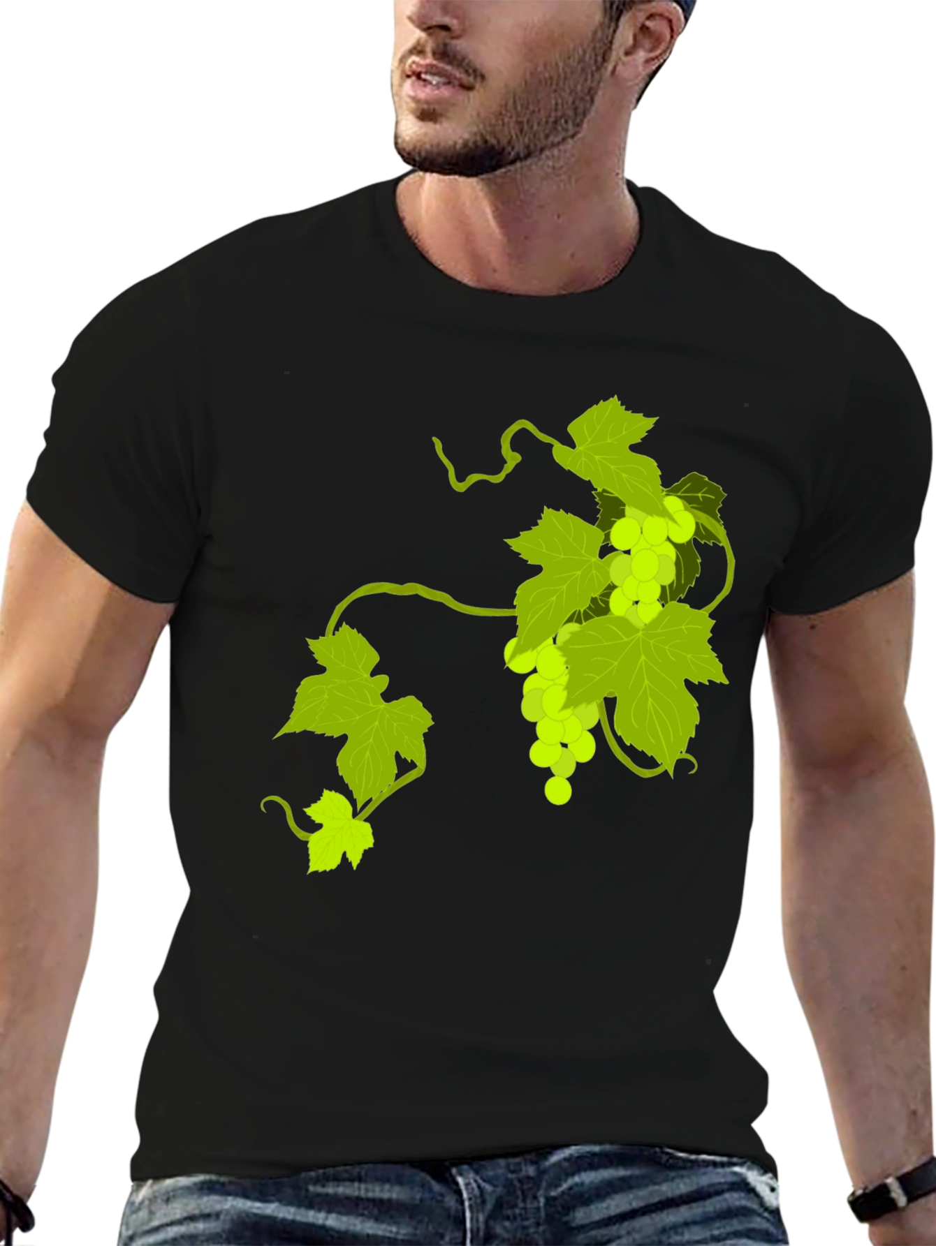 Grapes Graphic Tee - Classic Black T-Shirt