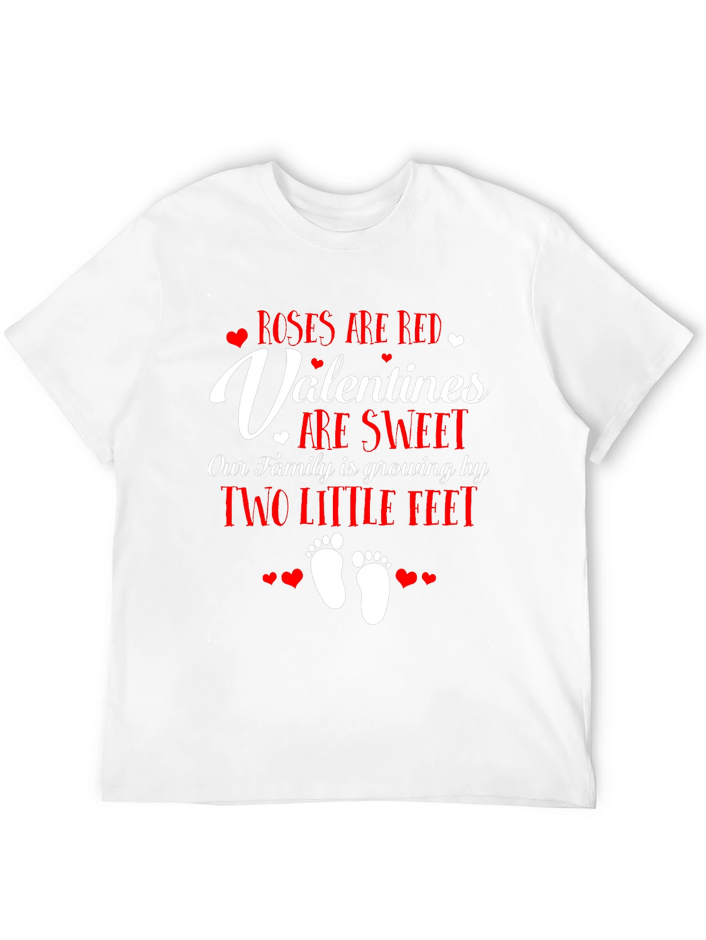 Valentines Day Pregnancy Announcement T-Shirt