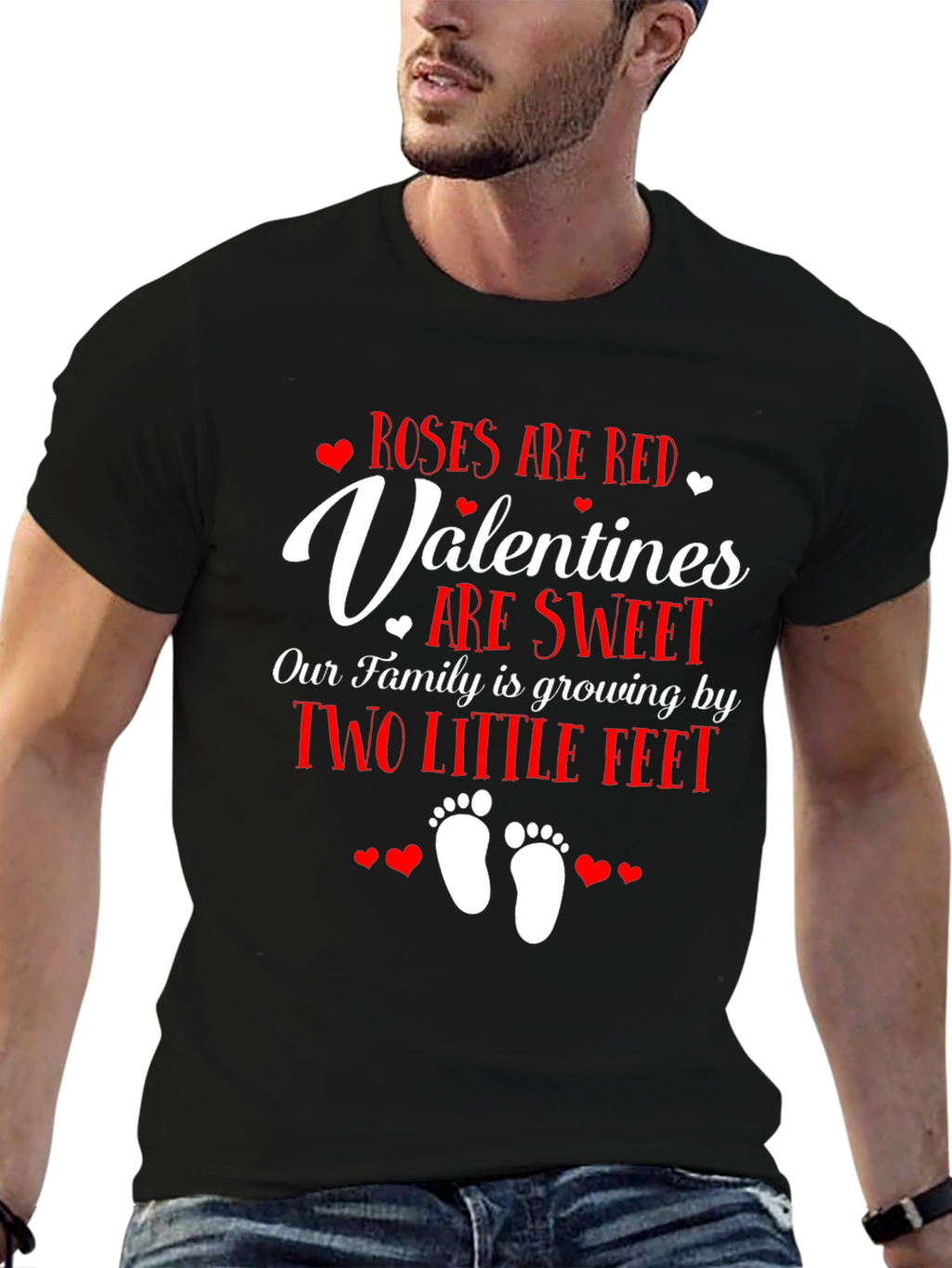 Valentines Day Pregnancy Announcement T-Shirt