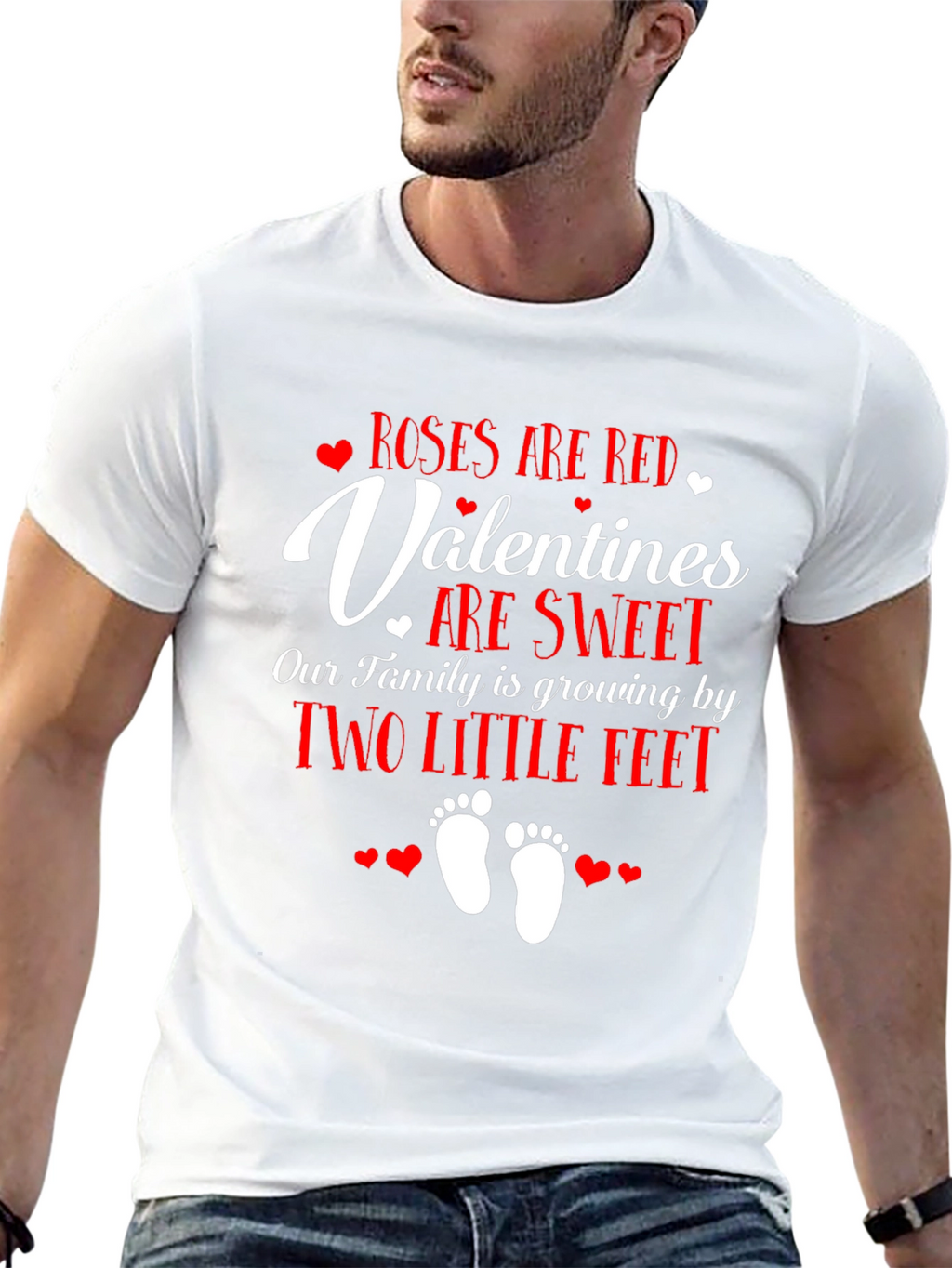 Valentines Day Pregnancy Announcement T-Shirt