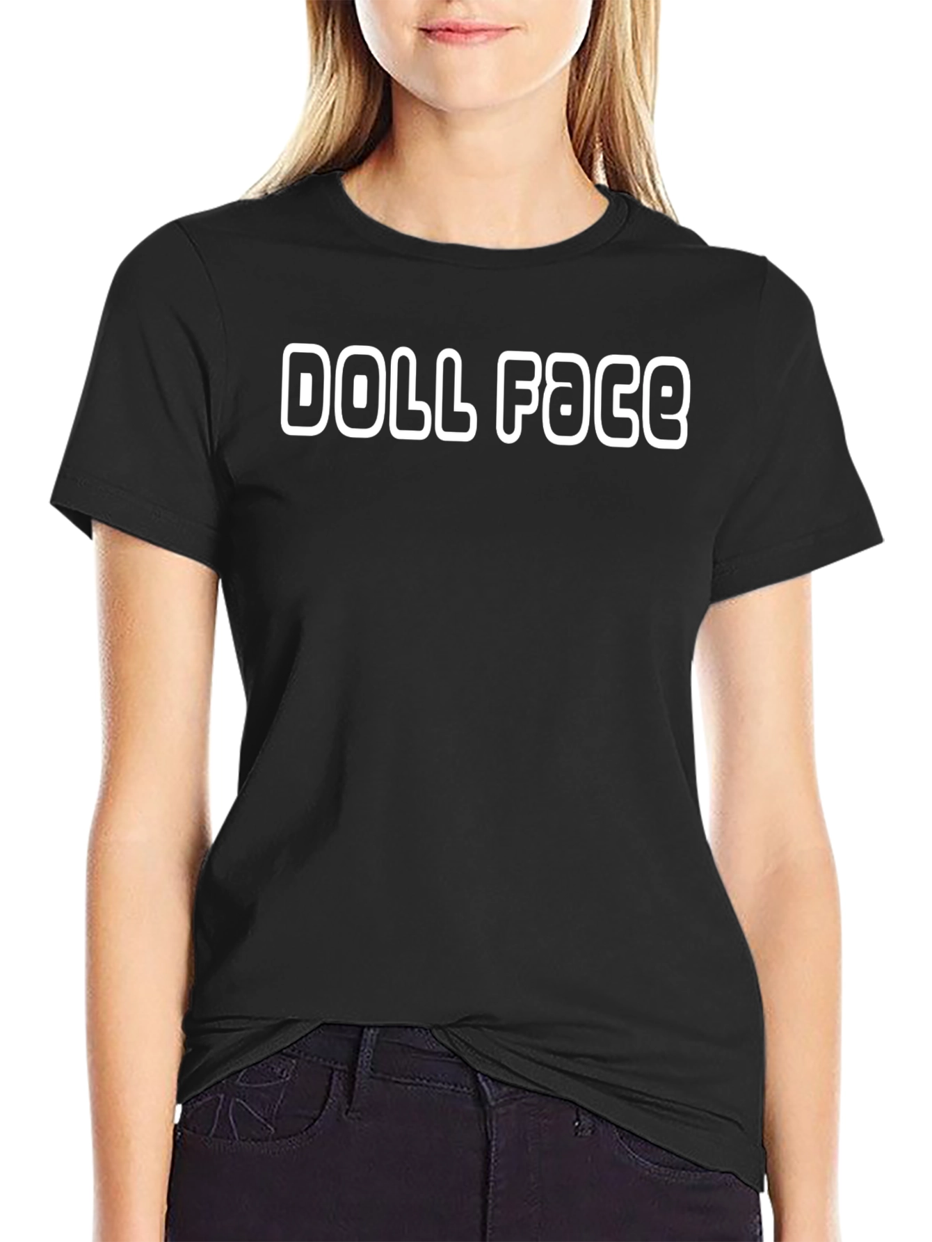 Doll Face Graphic T-Shirt - Bold Statement Tee