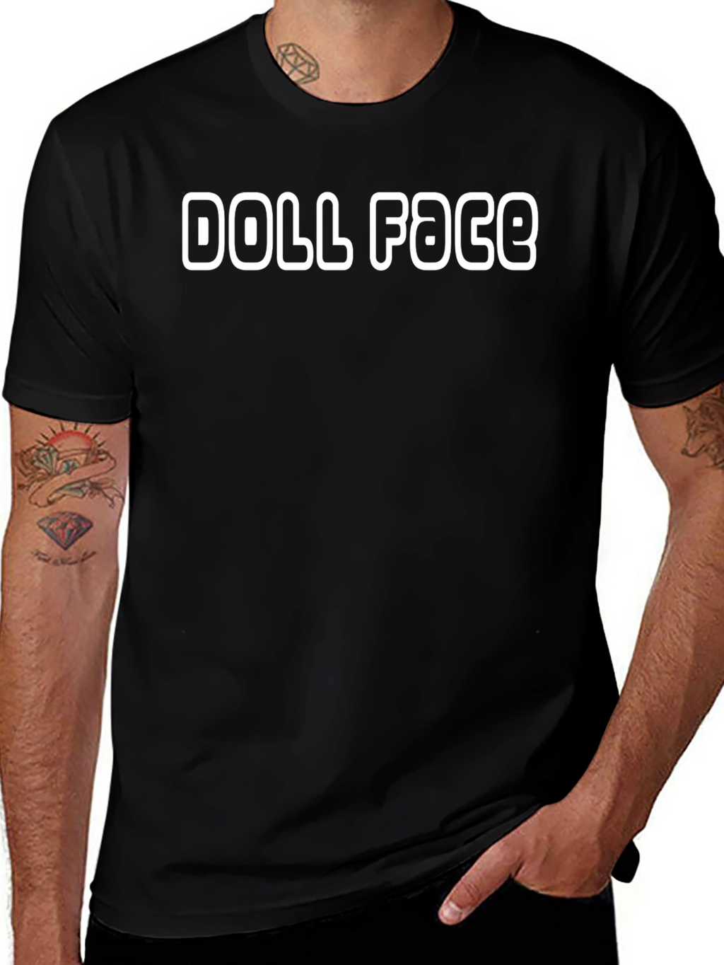 Doll Face Graphic T-Shirt - Bold Statement Tee