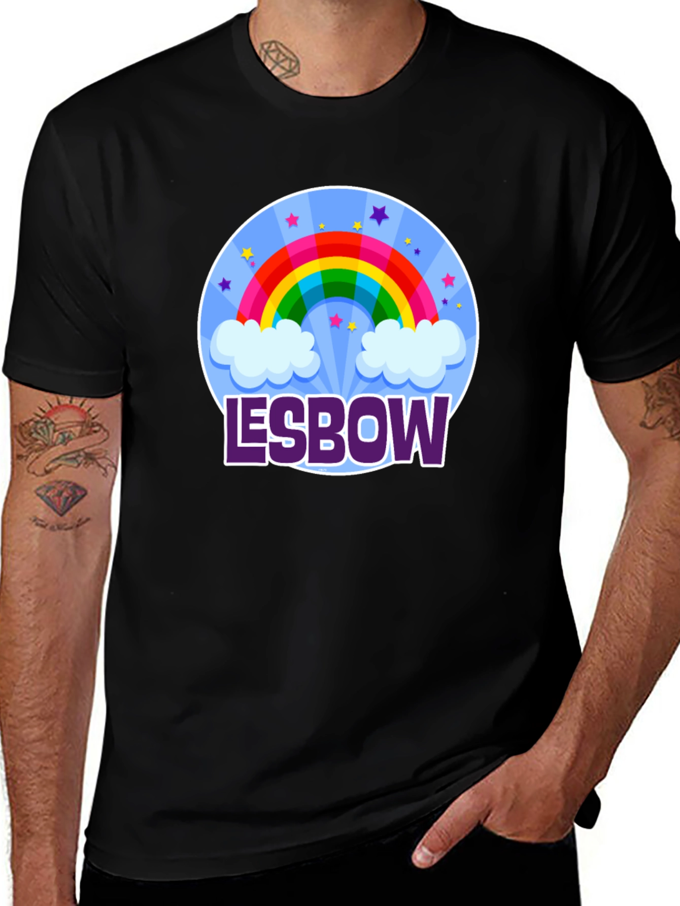 Rainbow Lesbow T-Shirt - Pride LGBTQ+ Tee