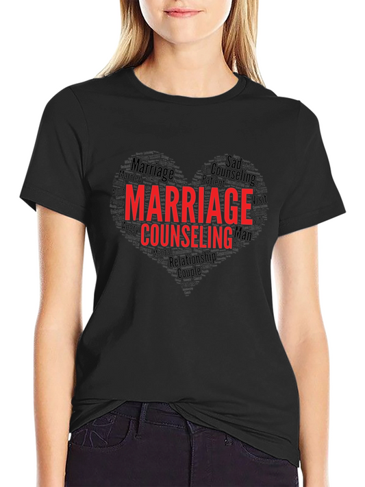 Marriage Counseling Word Art T-Shirt